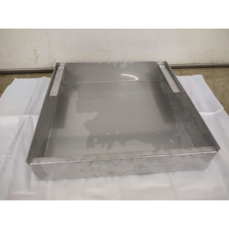 Flat maple syrup filter pan 16"x16"x8" 20 ga